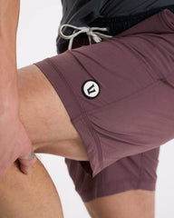 Kore Short Lined 7" | Chestnut