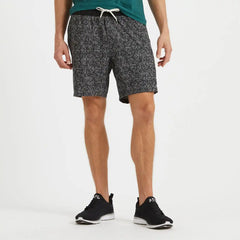 Kore Short Lined 7" | Grey Linen Texture Digital