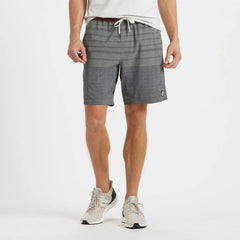 Kore Short Lined 7" | Grey Varied Stripe