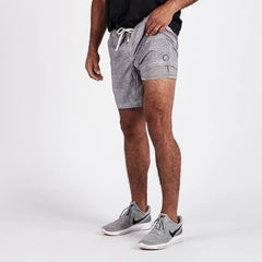 Kore Short | Grey Weave Texture