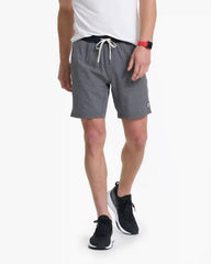 Kore Short Lined 7" | Vintage Charcoal Linen Texture