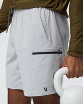 Grafton Short Unlined 7" | Sky Grey