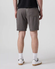 Sunday Performance Utility Short 8" | Warm Grey Heather