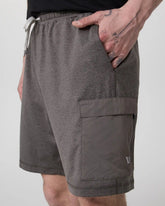 Sunday Performance Utility Short 8" | Warm Grey Heather