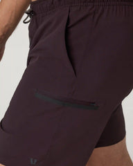 Grafton Short Lined 7" | Raisin