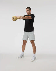 Grafton Short Lined 7" | Sky Grey