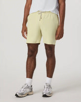 Banks Session Short Unlined 7" | Seed Linen Texture
