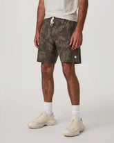Banks Session Short Unlined 7" | Root Earth Linen Texture