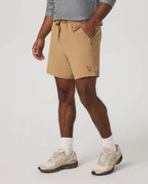 Vuori HardKore Short Lined 7" | Burlap