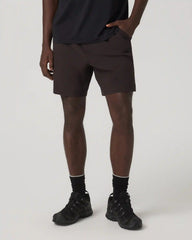 Vuori HardKore Short Lined 7" | Carbon