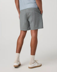 Aim Elastic Waist Short 7" | Concrete Linen Texture