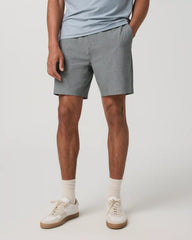 Aim Elastic Waist Short 7" | Concrete Linen Texture