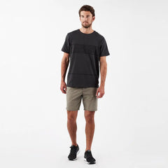 Maldive Short | Olive Textured Stripe