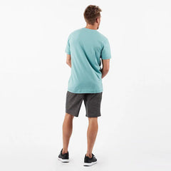 Maldive Short | Black Textured Stripe