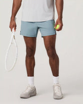 Crosscourt Short Unlined 5" | Mist