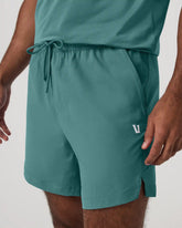 Crosscourt Short Unlined 7" | Dark Cyan