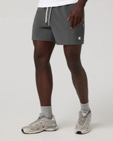 Banks Session Short Unlined 5" | Dark Pewter