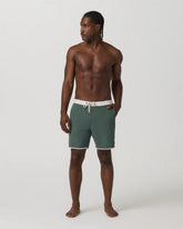 Cruise Boardshort 7" | Agate Green Linen Texture
