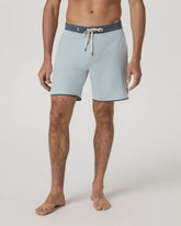 Cruise Boardshort 7" | Blue Haze Linen Texture