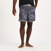 Cruise Boardshort | Charcoal Vintage Leaf