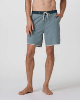 Cruise Boardshort 7" | Dusty Blue Linen Texture