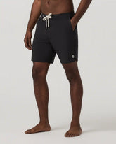 Cruise Boardshort 7" | Black Solid Waistband