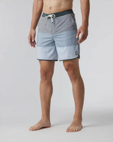 Cruise Boardshort | Smoked Beryl Wave Stripe