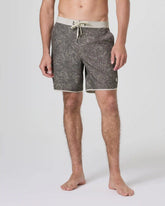 Cruise Boardshort 7" | Warm Grey Water Lily