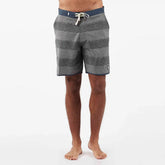 Cruise Boardshort | Grey Texture Stripe