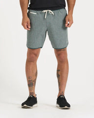 Banks Short Unlined 7" | Beryl Linen Texture