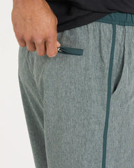 Banks Short Unlined 7" | Beryl Linen Texture