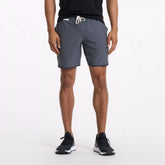 Banks Short Unlined 7" | Engineered Charcoal Stripe