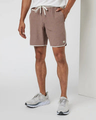 Banks Short Unlined 7" | Clove Linen Texture