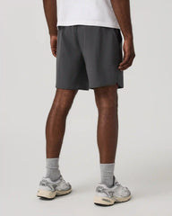 Banks Short Unlined 7" | Dark Pewter Slub Stripe