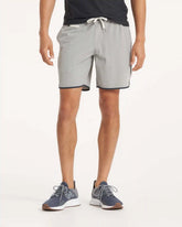Banks Short Unlined 7" | Eucalyptus Linen Texture