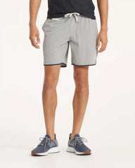 Banks Short Unlined 7" | Eucalyptus Linen Texture