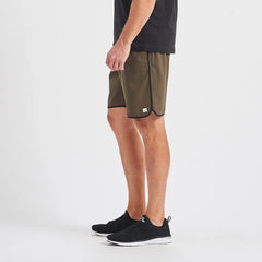 Banks Short Unlined 7" | Evergreen Micro Dot