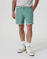 Banks Short Unlined 7" | Hedge Green Linen Texture