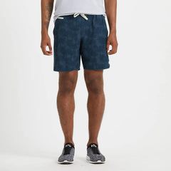 Banks Short Unlined 7" | Indigo Multi Palm