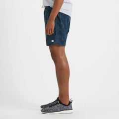 Banks Short Unlined 7" | Indigo Multi Palm