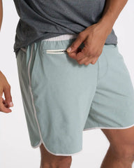 Banks Short Unlined 7" | Neptune Linen Texture