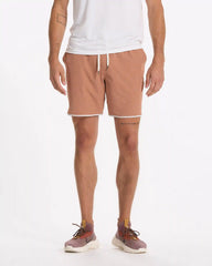 Banks Short Unlined 7" | Palo Santo Linen Texture