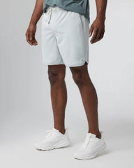 Banks Short Unlined 7" | Sky Grey Linen Texture