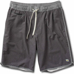 Banks Short Unlined 7" | Black-Charcoal Stripe