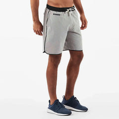 Banks Short Unlined 7" | Engineered Grey Stripe