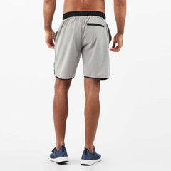 Banks Short Unlined 7" | Engineered Grey Stripe