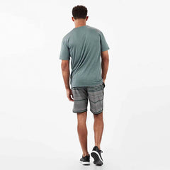 Banks Short Unlined 7" | Grey Texture Canyon Stripe