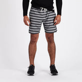 Trail Short | Charcoal Micro Stripe