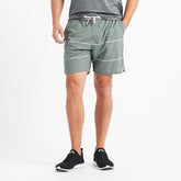 Trail Short | Evergreen Heather Stripe