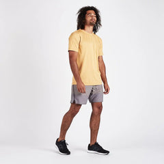 Trail Short | Saffron Stripe